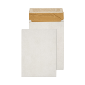 Q Connect Padded 50mm Gusset Envelopes Peel and Seal 140gsm C4 White 100 Pack 181328 F
