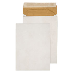 Q Connect Padded 50mm Gusset Envelopes Peel and Seal 140gsm E4 White 100 Pack 109137 F