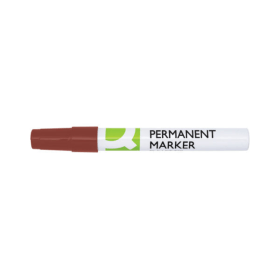 Q Connect Permanent Marker Bullet Tip Red 10 Pack KF11710 F