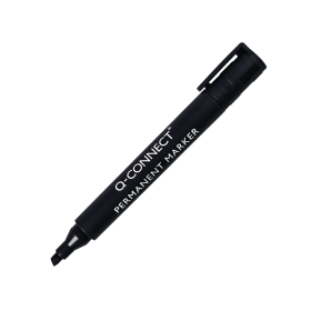 Q Connect Permanent Marker Chisel Tip Black 10 Pack 111943 F
