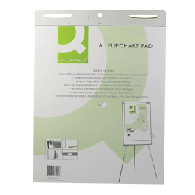 Q Connect Plain Flipchart Pad A1 40 Sheet 5 Pack KF37002 118581 F