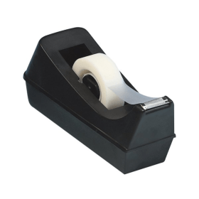 Q Connect Plastic Tape Dispenser Non Slip Base Black 126743 F