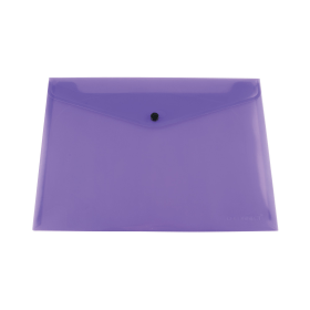 Q Connect Polypropylene Document Folder A4 Purple 12 Pack 118210 F