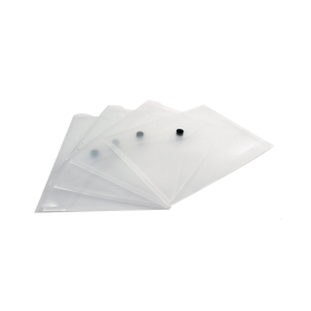 Q Connect Polypropylene Document Folder A5 Clear 12 Pack 101539 F