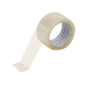 Q Connect Polypropylene Packaging Tape 50mm x 66m Clear 6 Pack 145565 F