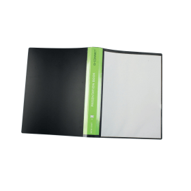 Q Connect Presentation Display Book 40 Pockets A4 Black 130599 F