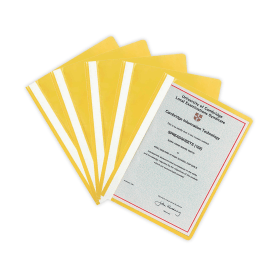 Q Connect Project Folder A4 Yellow 25 Pack 153831 F