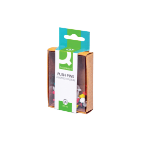 Q Connect Push Pins Assorted 250 Pack 146727 F