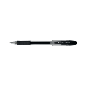 Q Connect Quick Dry Gel Pen 0.5mm Line Black 12 Pack 120970 F