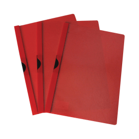 Q Connect Quickclip File 3mm A4 Red 25 Pack KF00461 111138 F