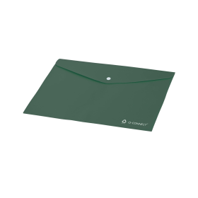 Q Connect Recycled Polypropylene Folder Transparent A4 Green 12 Pack 830765 F