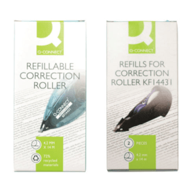 Q Connect Refillable Correction Roller Holder and Refill KF14431 F