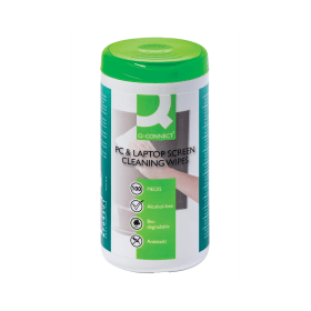Q Connect Screen And Keyboard Wipes 100 Pack 178742 F