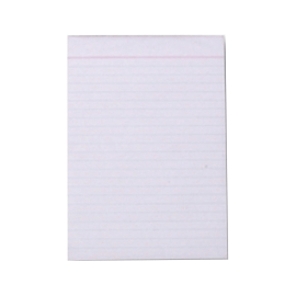 Q Connect Scribble Pad 160 Pages Ruled 203mm x 127mm White 20 Pack 137022 F