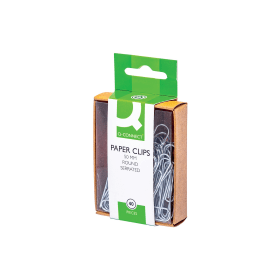 Q Connect Serrated Paperclips 50mm 400 Pack KF02025Q 115355 F