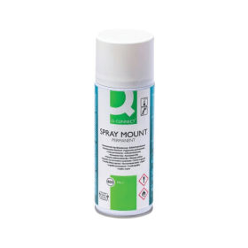 Q Connect Spray Mount Permanent Adhesive Aerosol Spray 400ml 795713 F