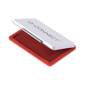 Q Connect Stamp Pad Large 126mm x 81mm Red 393199 F