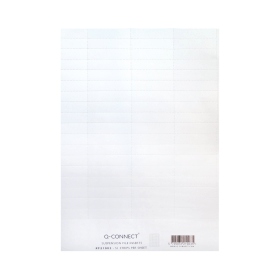 Q Connect Suspension File Tab Label Inserts White 51 Pack 138769 F