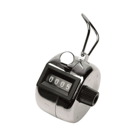 Q Connect Tally Counter Chrome KF10860 114241 F