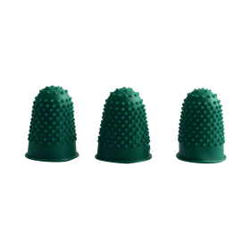 Q Connect Thimblettes Size 0 Green 12 Pack 155995 F