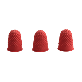 Q Connect Thimblettes Size 00 Red 12 Pack 160808 F