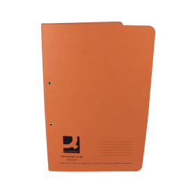 Q Connect Transfer File 300gsm Foolscap Orange 25 Pack 126985 F