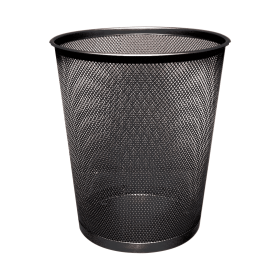 Q Connect Waste Basket Mesh 18L Black KF00871 370783 F