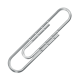 Q Connect Wavy Paperclips 77mm 100 Pack KF27004 107790 F