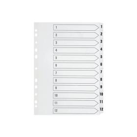 Q Connect White Index Dividers 1 12 214987 F