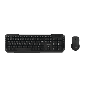 Q Connect Wireless Keyboard and Mouse Set Black 382689 F