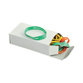 Q Connect X Band Rubber Bands 100 x 11mm Assorted Colours 100g KF14679 280204 F