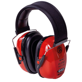 QED Ear Defenders Red BSW36425 F