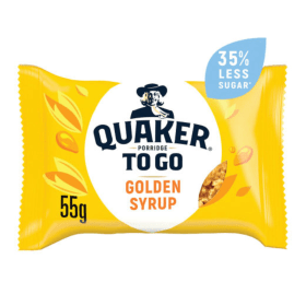 Quaker Porridge To Golden Syrup Breakfast 2x6 Bars 12 Pack 122636 AU76320 F
