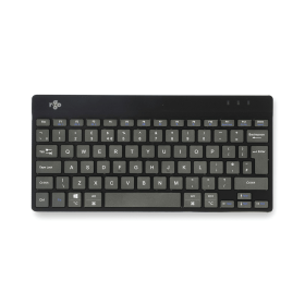 R GO Compact Ergonomic Keyboard Wireless Black RG49209 F