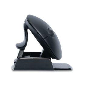 R GO Ergonomic Ambidextrous Wired Wireless Twister Mouse Black RG49192 F