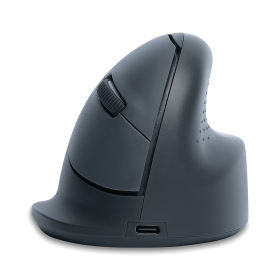 R GO HE Basic Ergonomic Right Hand Wireless Medium Vertical Mouse Black RG49184 F