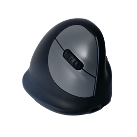 R GO HE Ergonomic Right Hand Wireless Small Vertical Mouse Black RG49166 F