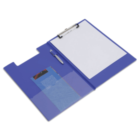Rapesco Blue Foolscap Fold over Clipboard 109198 F