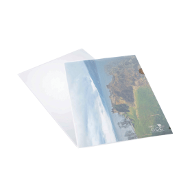 Rapesco Eco Cut Flush Folders A4 Clear 100 Pack 463630 F