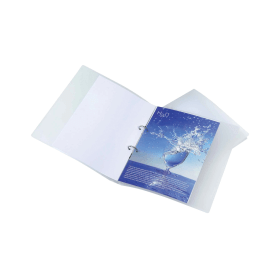 Rapesco Eco Two Ring Binder 25mm A4 Clear 10 Pack 183071 F