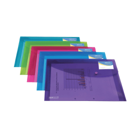 Rapesco ID Popper Wallet Translucent Assorted 5 Pack 177694 F