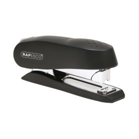 Rapesco Luna Half Strip Stapler Heavy Duty 50 Sheets Black 0238 121511 F