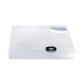 Rapesco Rigid Wallet Box File 40mm A4 Clear 119389 F