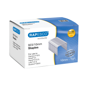 Rapesco Staples 923 10mm 4000 Pack 100615 F