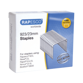 Rapesco Staples 923 23mm 1000 Pack 1242 462223 F