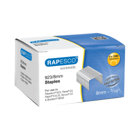 Rapesco Staples 923 8mm 4000 Pack 107040 F