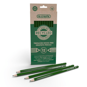 ReCreate Treesaver Recycled HB Pencil 12 Pack 562425 F