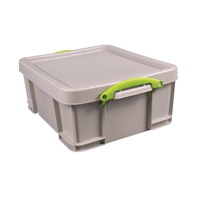 Really Useful 18L Grey Stacking Box 795884 F