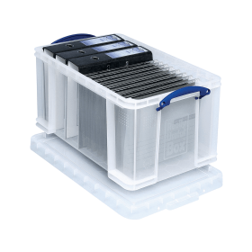 Really Useful 48L Clear Storage Box 282848 F