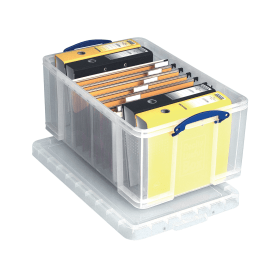 Really Useful 64L Clear Storage Box 109099 F